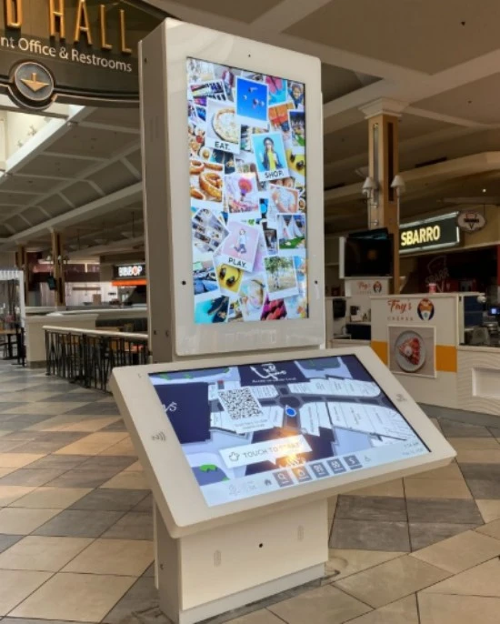 A-événement wa la alingbi nzoni mingi na a-kiosk ti écran tactile .